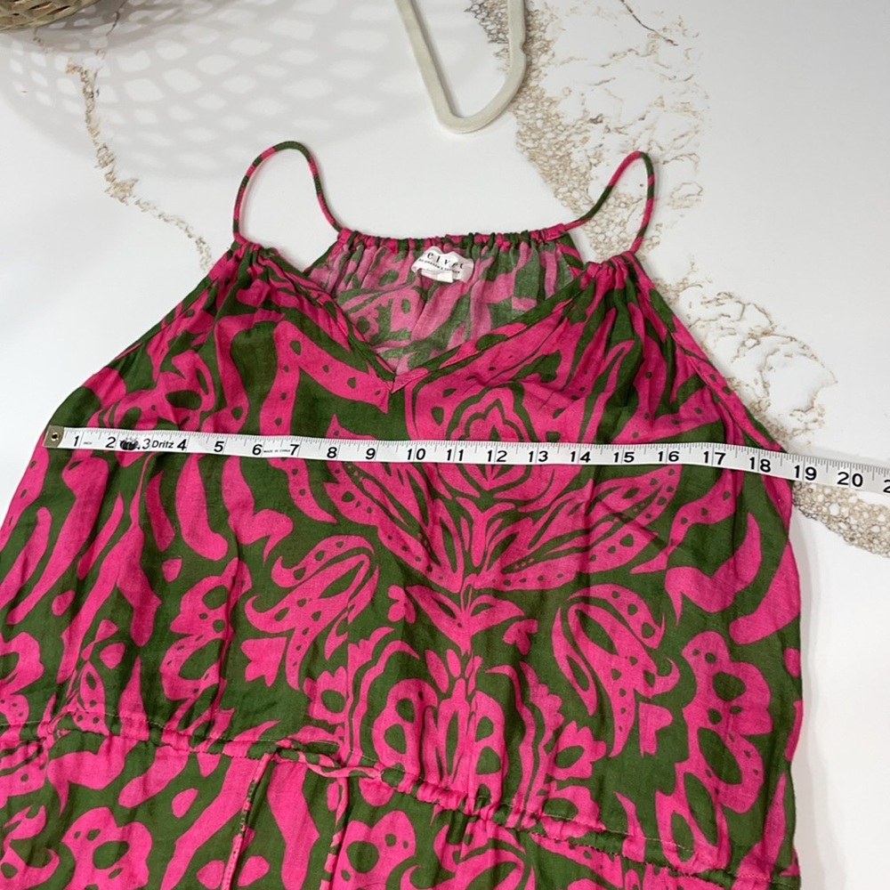 Velvet by Graham & Spencer Pink and Green Midi Dress - Picture 7 of 9